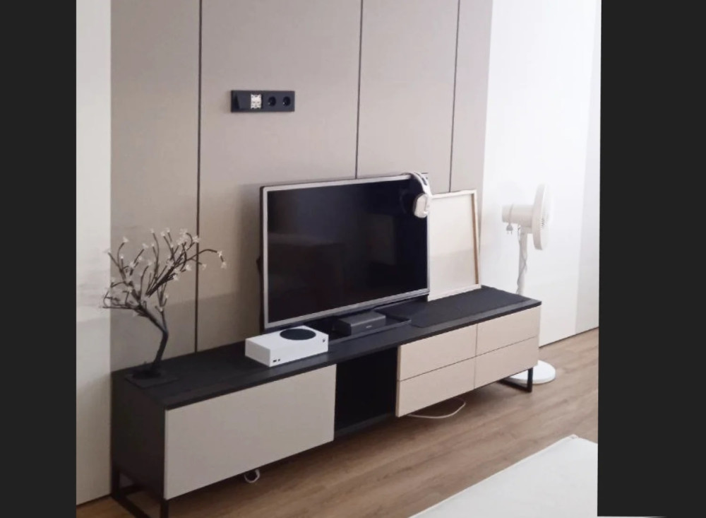 Тумба TV Loft Lorens Dub слоновая кость