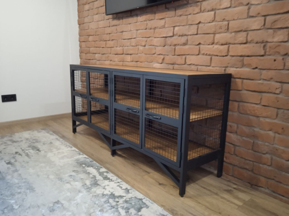 Тумба TV Loft Dub Black Pro