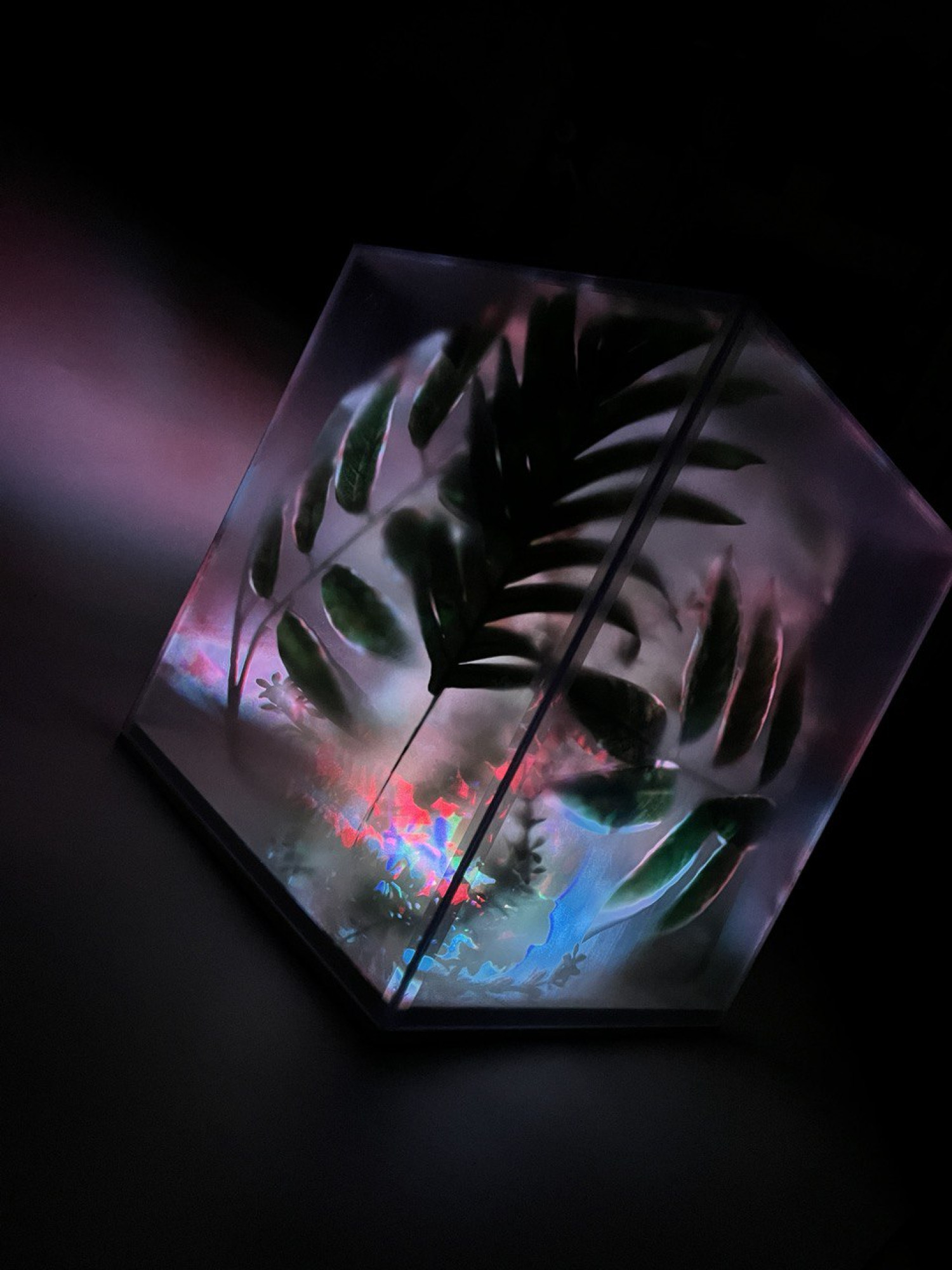 3-D Куб с подсветкой фото-3