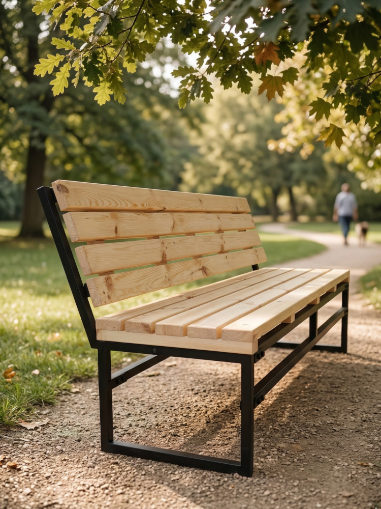 Скамья садовая Разборная 200x50x82 см  фото-6